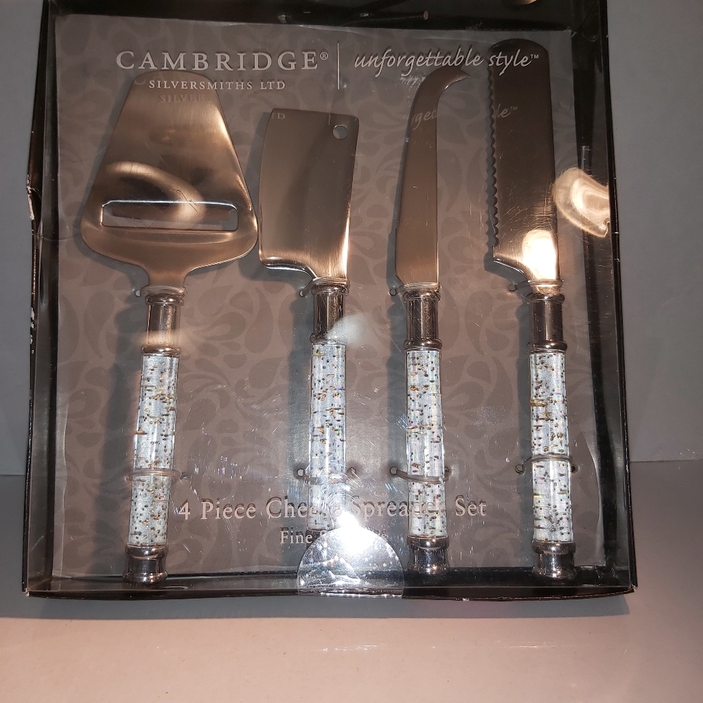 4 Piece Cheese Spread Set - Picture 3 of 3